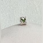 Chamilia Mickey Mouse 925 Sterling Silver Green Cubic Zirconia Charm Bead Photo 1
