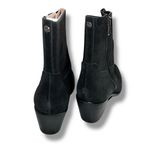 UGG  Womens Breeda Suede Ankle Boots Mid Heel Zip Closure Almond Toe Black Sz 9 Photo 6