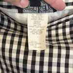 Karen Kane  Vintage Mini Silk Skirt Black White 16 Photo 5