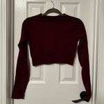 Amazon Women’s Longsleeve Seamless Crop Top size medium Photo 0