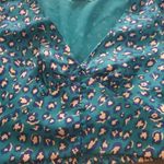 Essue E.Ssue leopard print crop blouse size medium.  Super cute details long s… Photo 2
