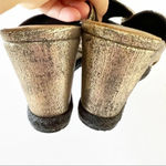 Patricia Nash  Ricardo Gold‎ Metallic Leather Wedge Women’s Size 9 Espadrilles Photo 6