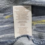 Free People Pants Womens Large Gray Blue Yellow Abstract Wide Leg Boho Lounge Photo 13