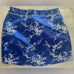 Forever 21  Blue Oriental Mini Skirt (514) Photo 8