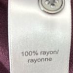 Maurice's  XS Smart Workwear Purple Mini Twisted Front Shirt Dress Photo 6