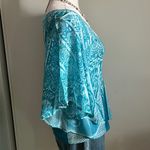 FANG Women’s Bohemian Burnout Print Fitted V Photo 5