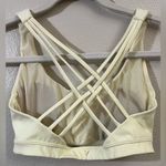 Victoria's Secret Incredible Essential Strappy Back pale yellow Sports Bra Photo 1