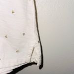 Gap White & Gold Metallic Heart Print Tank Top Photo 5