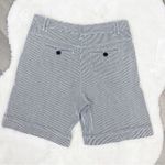 Larry Levine  Seersucker‎ Stripe Bermuda Shorts Black White 8 Photo 1