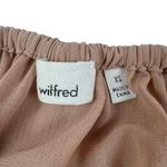 Wilfred Off the Shoulder Talence Baby Doll Blouse Tan Size XS Photo 7