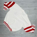 Vintage bay point thread nautical long sleeve sweater shirt embroidered sailboat Blue Size L Photo 4