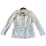 J. Jill light denim zip front jacket size xs Blue Photo 1