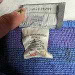 Vtg 1980s Divine Knits by Judit Blue Cotton Geometric Knit Pullover Sweater L Size L Photo 4