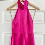 Jenny Yoo  Nicolette Halter Satin Dress Photo 3