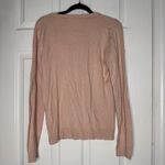 Calvin Klein Light Dusty Pink Button Front Cardigan Size Small Gold Hardware Photo 1