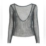 Free People Filter Finish Long Sleeve Navy/Marine Size L (OB1846473) New w/Tag Photo 8