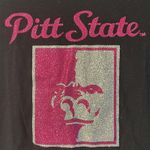 Pittsburg State Gorillas Black Long Sleeve Shirt Sparkly Size L Photo 1