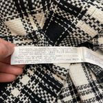 ZARA  Tweed Plaid Faux‎ Leather Pinafore Dress With Pockets Size S Photo 5