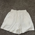 We Wore What  linen shorts Photo 1