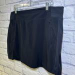 Athleta  Brooklyn Skort 16” Women's Size 18 Black Tennis Golf Pickleball Athletic Photo 3