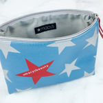 Macy's Macy’s Star Metallic Cosmetic Bag Photo 0