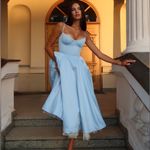 House Of CB  M D-DD 'Mademoiselle' Cinderella‎ Blue Tulle Midi Dress NWOT Photo 8