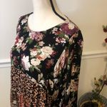 Umgee Mixed Print Patchwork Boho Dress S Photo 7