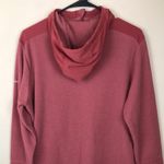 Columbia Women’s Textured Knit Red Lightweight Zip-Up Hooded Jacket Photo 7