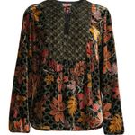 Johnny Was “Jasmoon” Flore Velvet Blouse NWT Photo 0