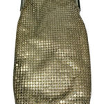 Whiting & Davis Vtg 1940s  Gold Mesh Finger Purse Clutch Coin Holder Kisslock US Photo 0