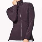Lululemon athletica around Trip “wine” jacket size 10 Photo 0