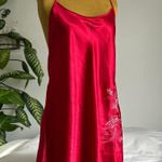 Morgan Taylor Red Embroidered Mesh slip lingerie dress Photo 0