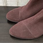 Toms  10015845 “Loren” Booties Metallic Suede Stacked Heels Ankle Boots Size 9 Photo 6