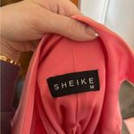 Euro Floral Midi Dress Pink Size M Photo 3