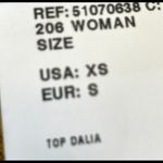 Mango  yellow Dalia halter neck ribbed tank top Photo 10