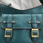 JC Penny Teal Shoulder Bag Green Photo 2