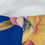 Adrianna Papell  Women's Blue Tulip Print‎ Scalloped Flounce Hem Dress Size US 6 Photo 9