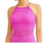 Time & Tru NWOT Size Medium Pink One Piece Bathing Suit Photo 2