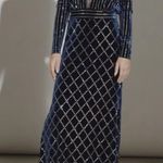 Tadashi Shoji Avi Rhinestone-embellished Velvet Gown. I Photo 1