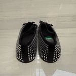 Seychelles Black Rhinestone Embellished Slip On Round Tow Ballet Flats 7.5 Photo 2