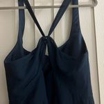 Azazie  Mero Chiffon Dark Navy Dress size 14 Photo 7