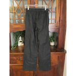 Quince Black 100% European Linen Pleated Wide Leg Trousers Womens Size 4 Photo 2