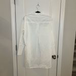 P Cill Women’s Tunic Shirt Top Large Smocked Sleeves White Photo 1