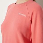 NWT Sporty & Rich sweatshirt Serif Logo Soft Crewneck Pink Size M Photo 3