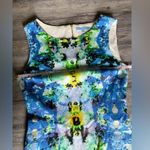 Antonio Melani  Vibrant Blue and Green Midi Dress Photo 5