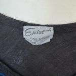 Exist Boho Black Embroidered Handkerchief Hem Dress by One Size O/S A-line Boho Photo 6