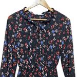 One One Six Womens Maxi Dress M Black Floral Boho Tiered Cottagecore Whimsigoth Size M Photo 5