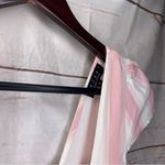 Trixxi • Midi Dress • Striped • White Pink • Medium • Buttons • Sleeveless Photo 5