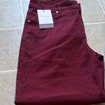 Elegant Maroon Skinny Jeans for Women Red Size undefined Photo 7