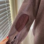 Free People North Star Shacket Oversized Textured Utility Jacket Rosewood Photo 10